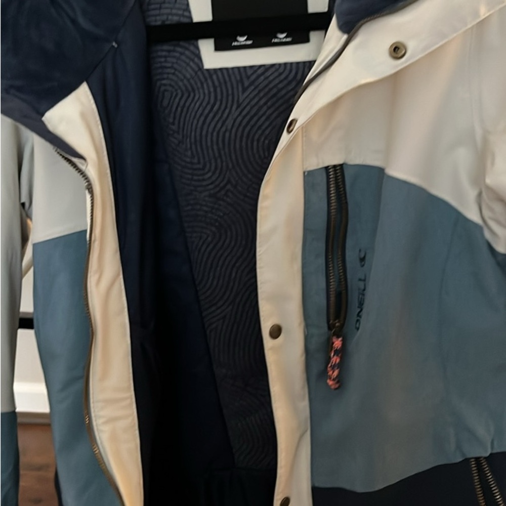 O'Neill Women's Navy and Cream Ski Jacket